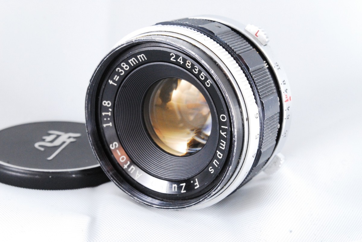 Excellent5】Olympus F.Zuiko Auto-S 38mm f/1.8 For Pen F Manual