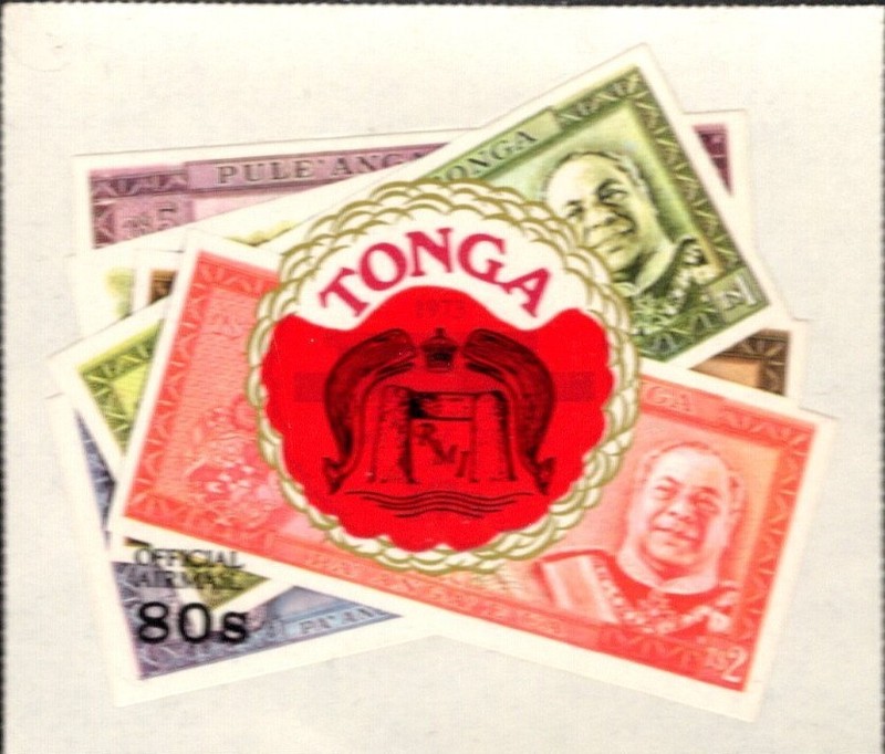Tonga 1978 Airmail Postage STAMP 80 Seniti new SA-310