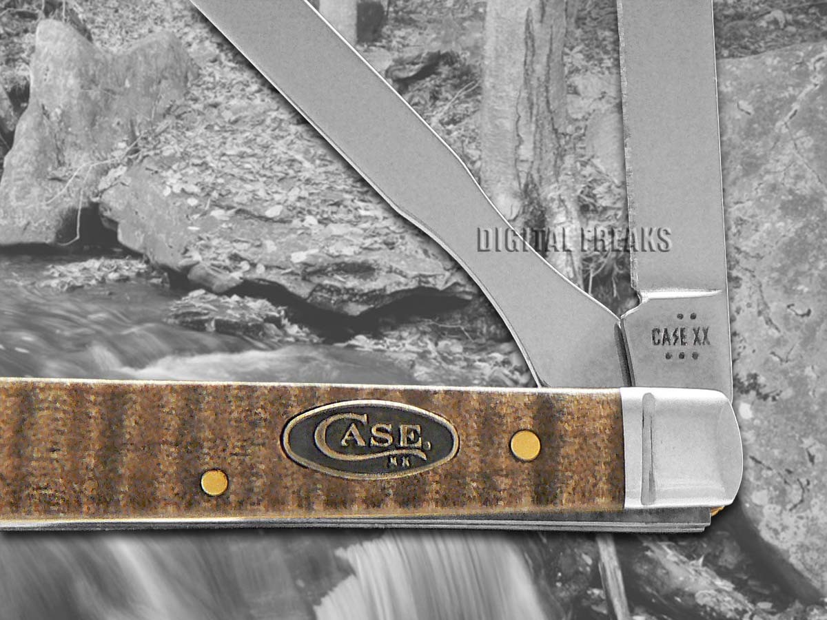 Case xx Knives Baby Doc Natural Curly Maple Wood 11423 Pocket Knife Stainless