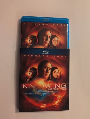 Knowing (Blu-ray, 2009, W/Slipcover) Nicolas Cage, Rose Byrne, Bilingual 