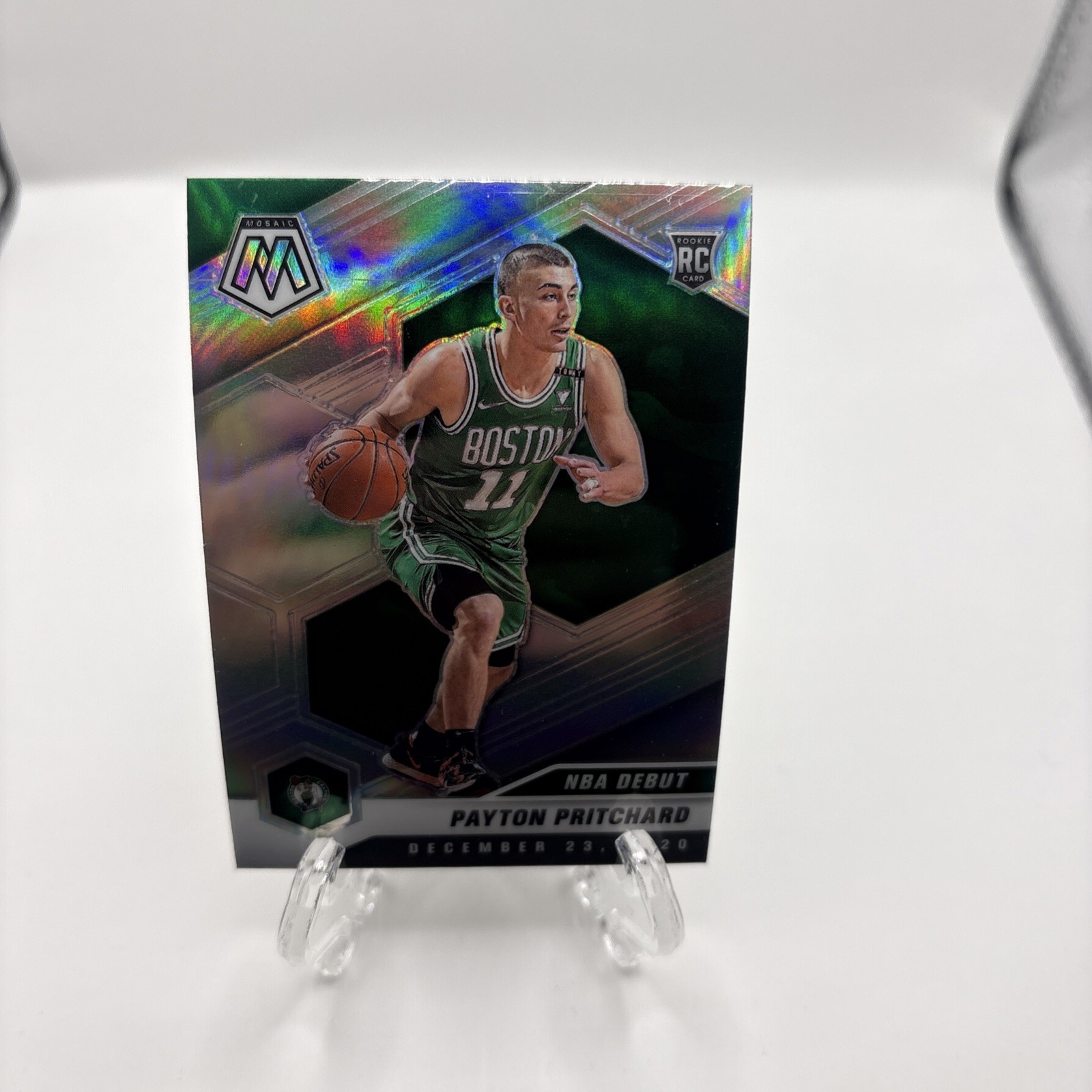 2020-21 Panini Mosaic - NBA Debut Payton Pritchard #269 Silver Prizm (RC)