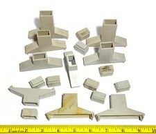 18pc 1960s Aurora Model Motoring HO Slot Car Racing BRIDGE SUPPORT TRESSTLES