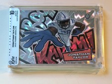 2025 Panini Absolute - Kaboom! Horizontal Jonathan Taylor #14 Raw Card Review 10
