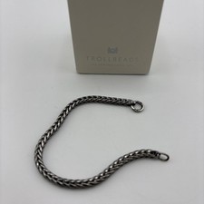 Authentic Trollbeads 5.9  Sterling Silver Bracelet New
