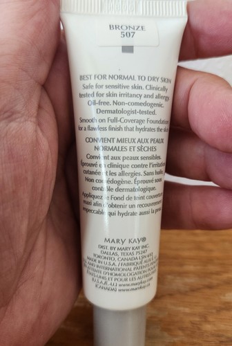 MARY KAY Full-Coverage Foundation Bronze 507 Liquid 1 fl. oz. 377900 NIB - Picture 3 of 10