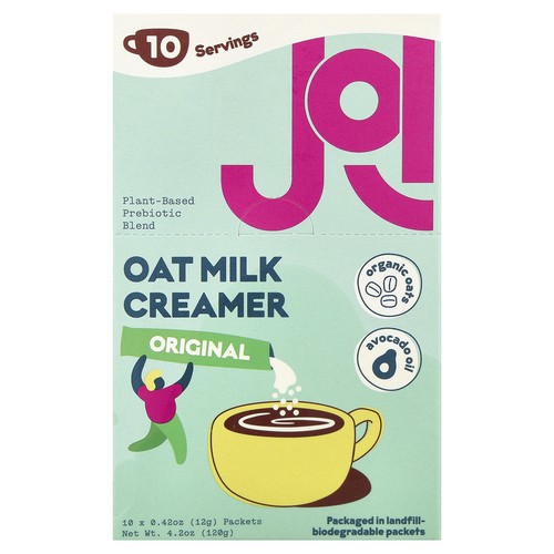 Oat Milk Creamer, Original, 10 Packets, 0.42 oz (12 g) Each