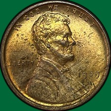 1909-VDB Lincoln Wheat Cent Brilliant Uncirculated BU Coin #35204