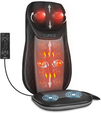 Shiatsu Neck  Back Massager with Heat, Massage Chair Pad Cushion for Stress Rel