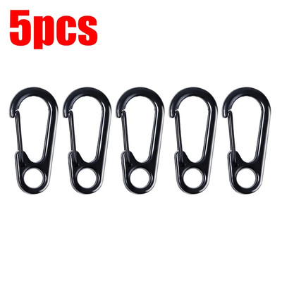 5/10/20 Stück Karabinerverschluss Schnalle Keychian Mini Karabiner Outdoor Campi