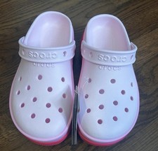 Crocs Classic Stacked Clog Platform Pink Womens 6 Chunky Thick Sole New