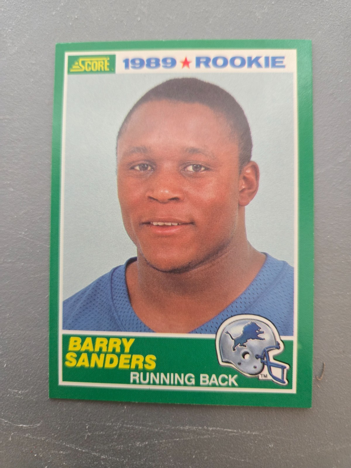 1989 Score Barry Sanders #257 (Rookie Card)