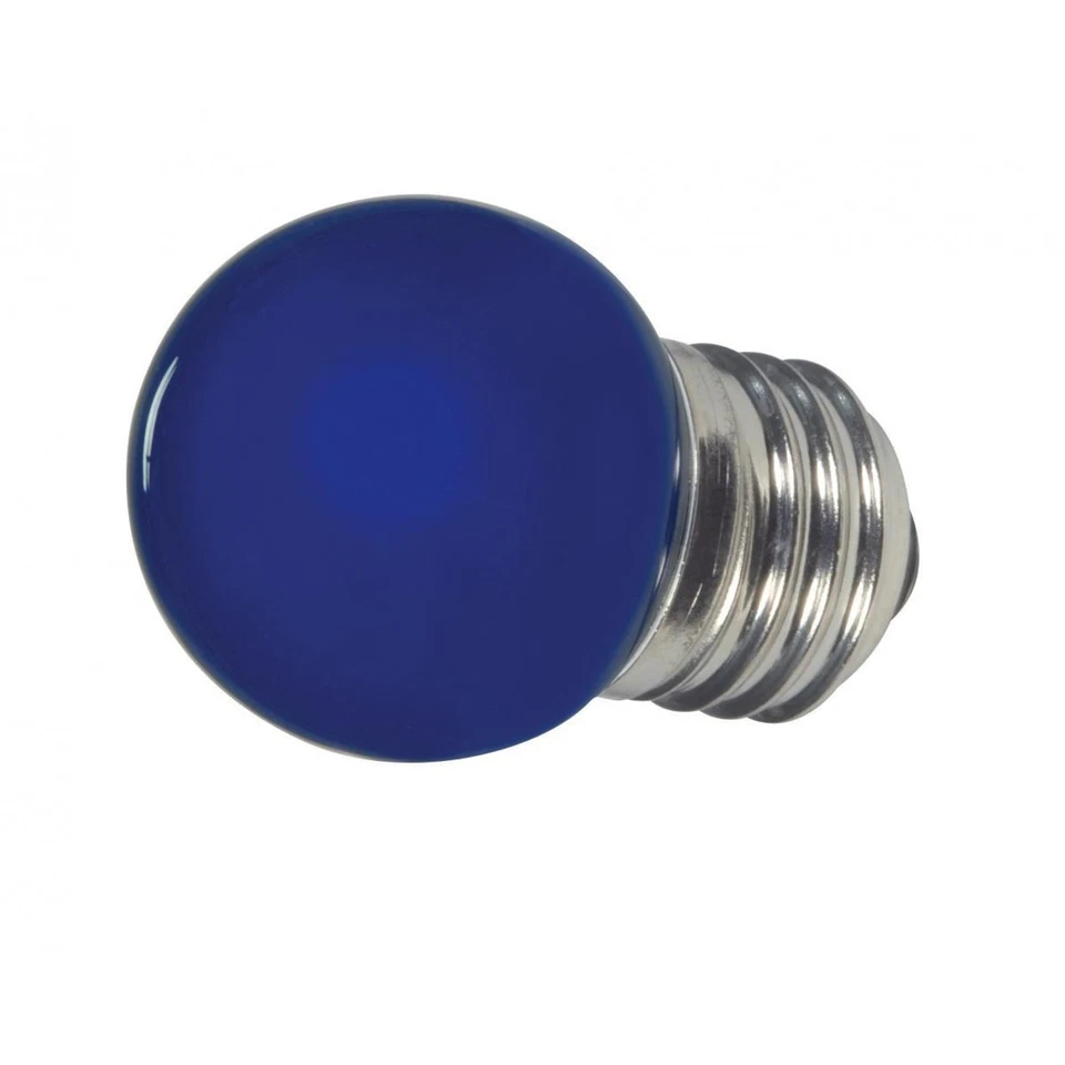 Satco S9162 - 1.2 Watt LED S11 Decorative Blue Sign Light Bulbs (2 or 6 PK) - Image 3 of 4