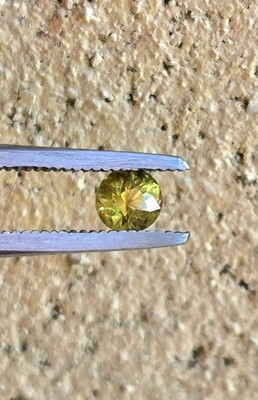 0.38ct Demantoid Garnet (Untreated) From The Russian Federation.