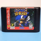 Sonic 3D Blast (Sega Genesis, 1996) Cartridge. Tested. Authentic. Pins cleaned.