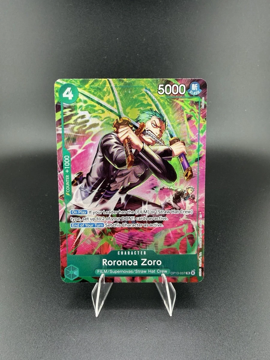 Roronoa Zoro OP13-037 Adventure on Kami's Island for sale | eBay