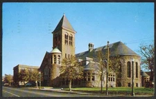 First Baptist Church Malden MA postcard 1960