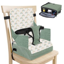 Dreambaby Dining Booster Seat - Portable High Chair for Table Sage