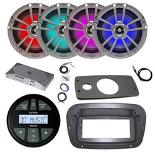 Infinity Radio, Adapter, Spa Bezel, ANT, Amp w/Kit, 4x 6.5" 225W LED Speakers