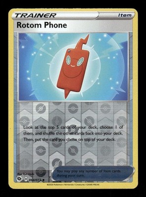 ROTOM PHONE 064/073 UNCOMMON CHAMPION'S PATH POKEMON REVERSE HOLO LP