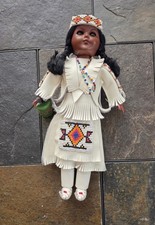 Vintage CARLSON Doll Native American Cheyenne...