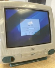 Apple iMac G3 Bondi Blue All-in-One Computer with Original Keyboard and Mouse