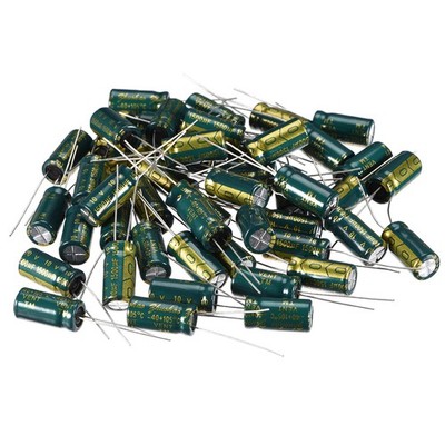 50x Aluminium Elektrolytkondensator Elektrolytkondensatoren 1500uF 10V 8x16mm