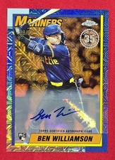 2025 Topps Update BEN WILLIAMSON RC 1990 Topps Silver Pack Auto Orange /25