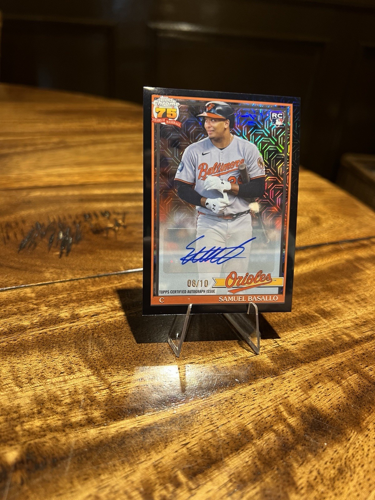 2026 Topps Chrome Samuel Basallo Rookie Autograph /10 #91C-30