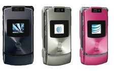 Motorola RAZR V3XX - Gray / Silver / Pink  Unlocked  GSM Phone Must Read
