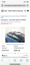 Genuine Hyundai Crossbars J9F21-AC000