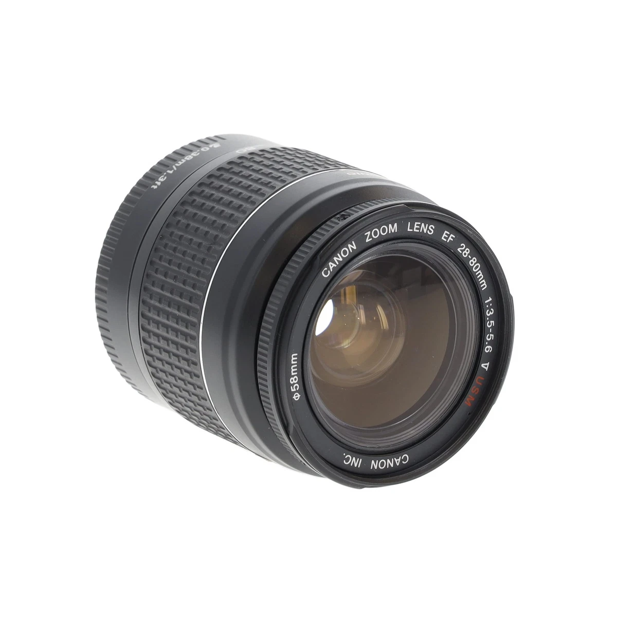 Canon EF Camera Lenses 28-80mm Focal f/3.5-5.6 Maximum Aperture