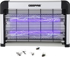 Geepas Electric Fly Killer & Bug Zapper | Powerful UV Light Indoor - Box Damaged