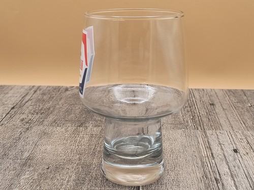 Vintage Footed Stackable Molson Canadian Lager Beer Glass Pristine Rare Style - Picture 9 of 13