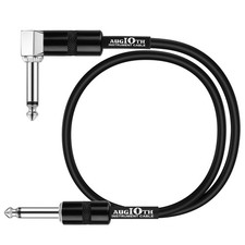 Augioth 18 Inch Guitar Patch Cable 45 CM Performance 18in, Black
