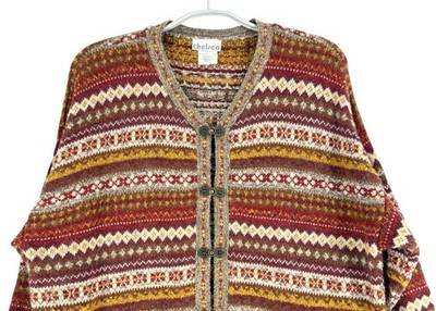 Vintage NORDIC NORWAY Chelsea Women V-Neck 30% Wool Cardigan