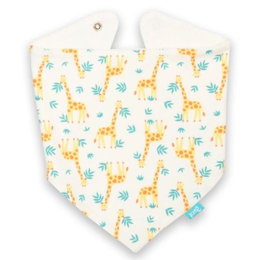 Kite Clothing Organic Cotton Baby Bib Hello Giraffe