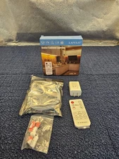 LAFULIT Under Cabinet LED Lighting Flexible Strip Lights with Remote, 13ft