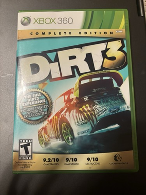 #ad #ad DiRT 3 Complete Edition Microsoft Xbox 360 2012 $15.00