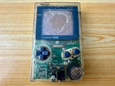 Nintendo Gameboy Pocket MGB-001 Transparent Clear Handheld System Console