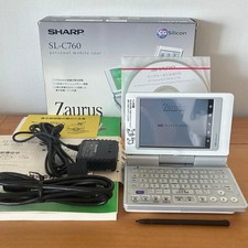 Sharp Zaurus SL-C760 Personal Mobile Tools With Box Accessory Power Supply OK