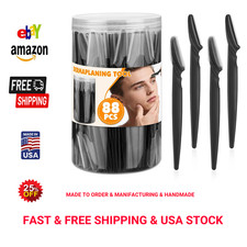 Eyebrow Razors Face Razors for Women Black Dermaplane Razor for Face Men