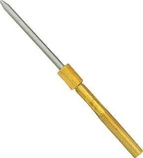 EZE-LAP Diamond Knife Sharpener Model M Solid Brass Handle Unscrews Round Shaft