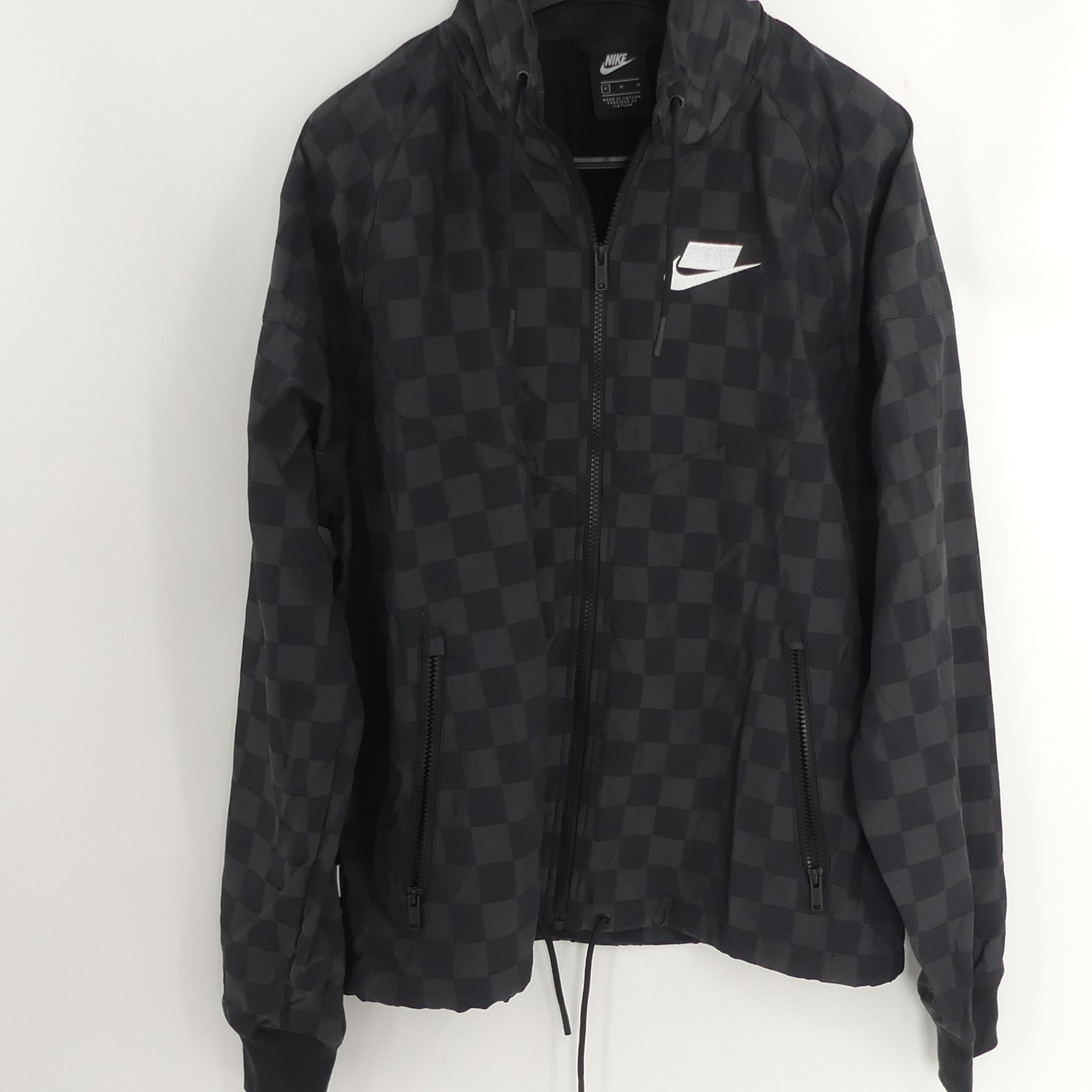 SACAI X NIKE Nike NSW Giacca Windrunner Cappuccio Imballabile AR1958 010 Nero Uomo Medium