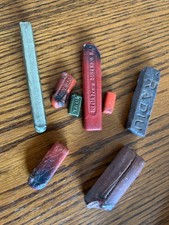 Vintage Candle Sealing Wax Var. Colours Walkden's, Clarks library Penzance Radiu
