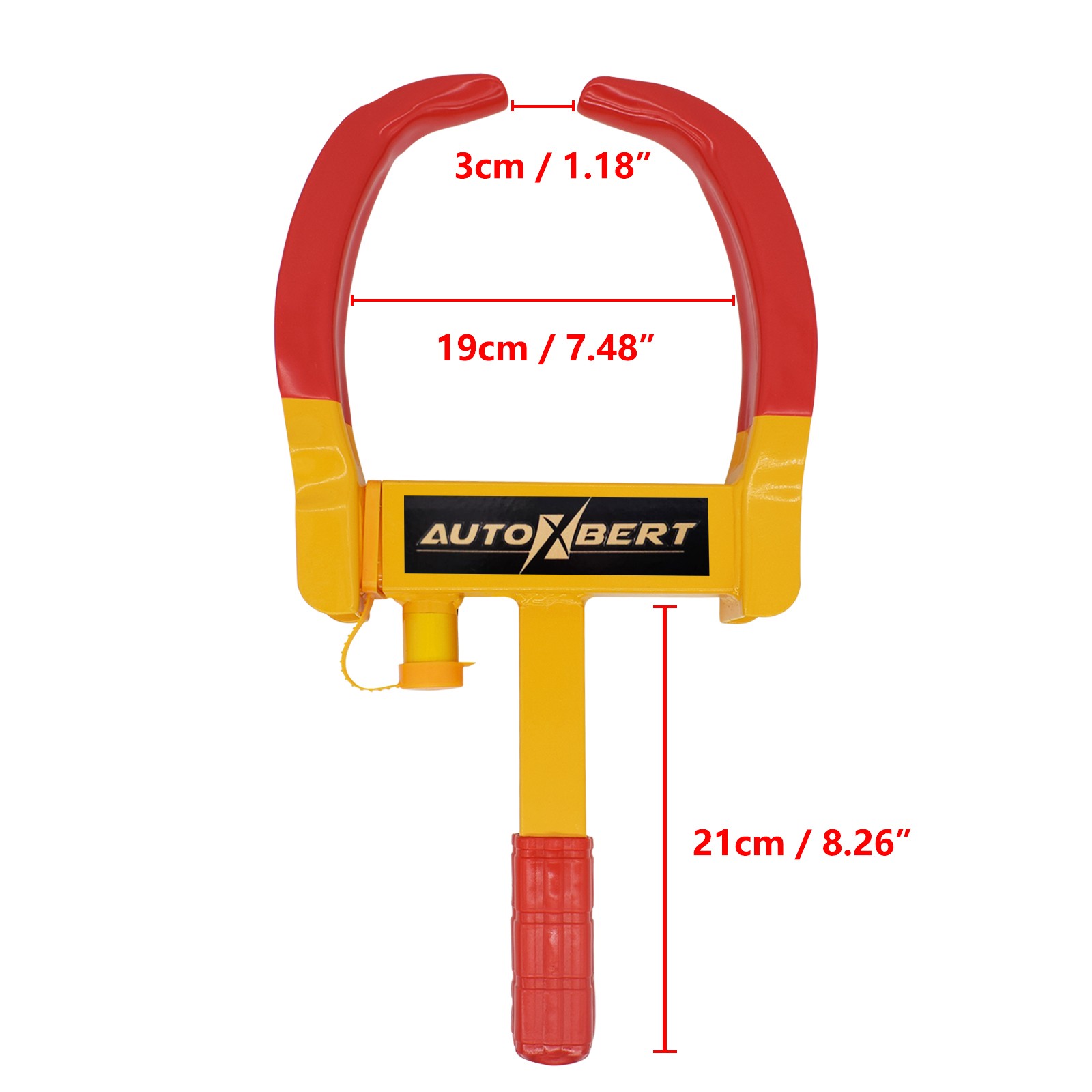 2PCS Anti Theft Car Van Safety Lock Tire Wheel Clamp Heavy Duty Caravan Trailer