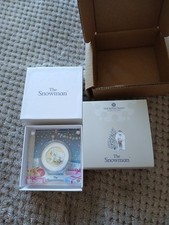 NEW - 2025 Royal Mint The Snowman UK 50p Silver Proof Colour Coin With Box & COA