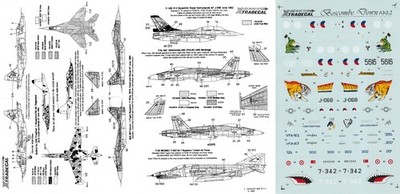 Xtradecal 1/72 F-16B Fighting Falcon F/A-18C F-4E Phantom Su-25 MiG-29 (RNLAF)