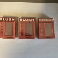 Mary-Kate and Ashley Paper Me Pretty Blush Makeup Sheets Warmth LOT OF 3