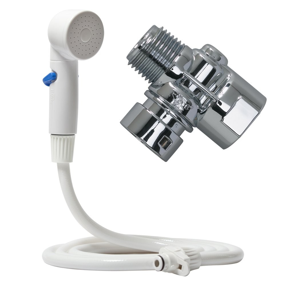 Quick-Connect Detachable Shower Hose with On/Off Sprayer, 6-