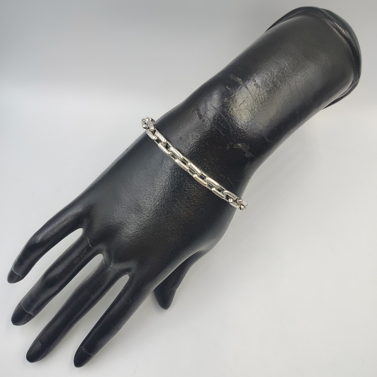 Sterling Silver 925 Streamline/Rectangular Chain … - image 6